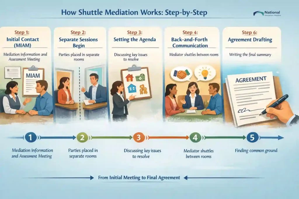 How Shuttle Mediation Works: Step-by-Step Bournemouth