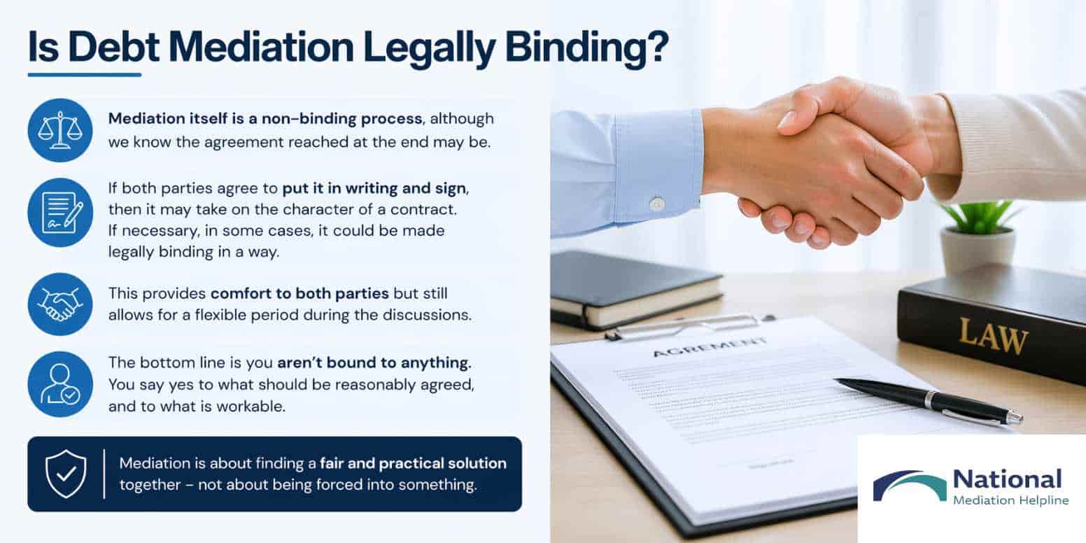 Is Debt Mediation Legally Binding Bournemouth