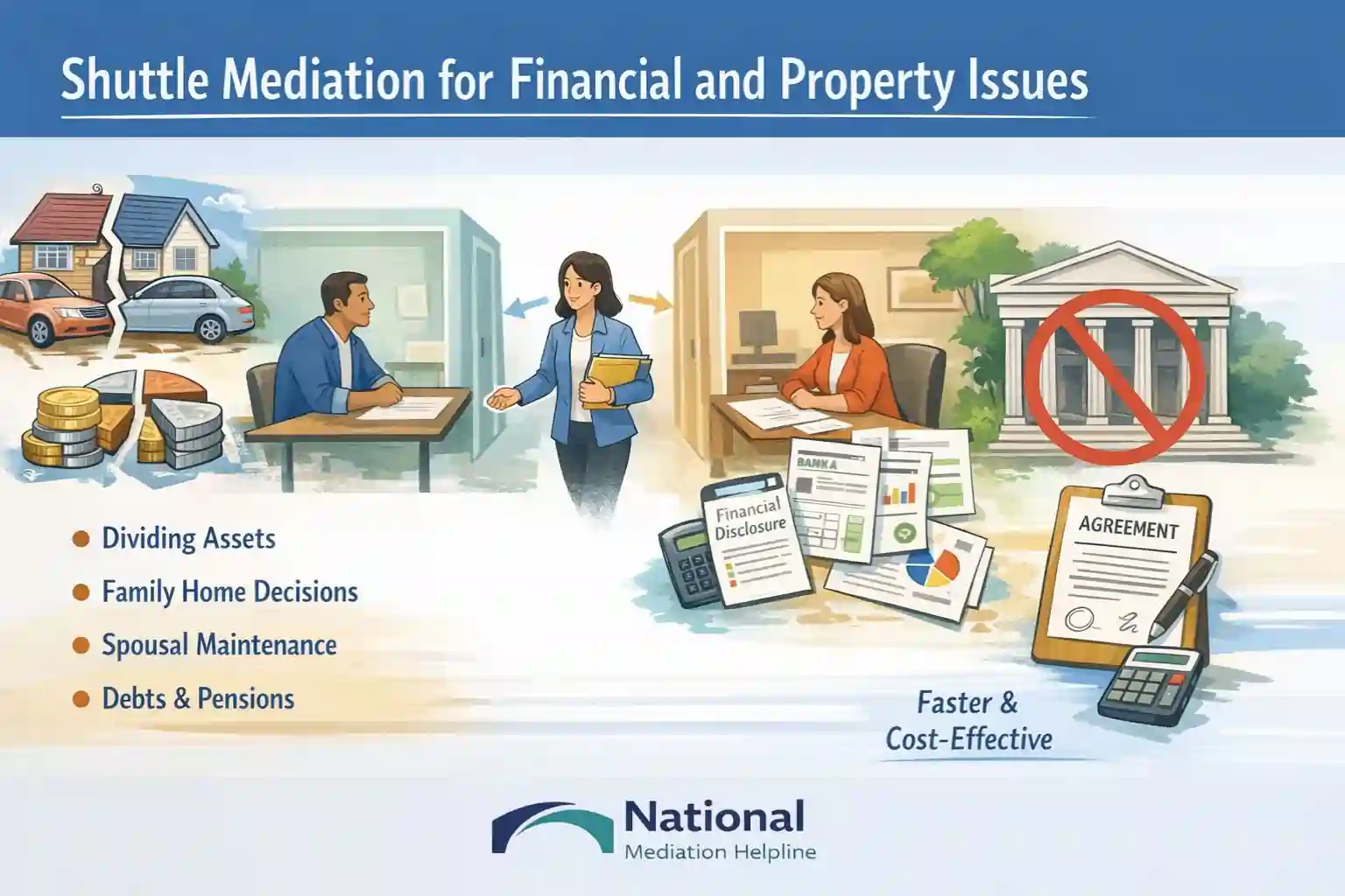 Shuttle Mediation for Financial and Property Issues Bournemouth